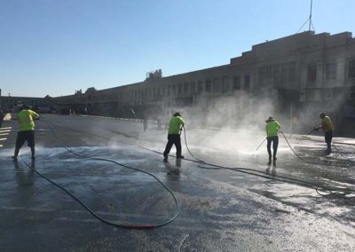 Parking Lot Pressure Washing and Sweeping